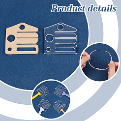 50 шт. Акриловые бобины в форме домика OACR-OC0001-25B