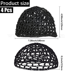 Плетеные полиэстеровые шляпы AJEW-WH20077-013C