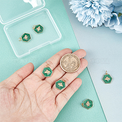 Подвески из латуни с эмалью&nbsp;KK-BBC0004-58