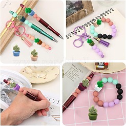 21шт 21 цвета силиконовые фокусные бусины&nbsp;SIL-CJ0002-03