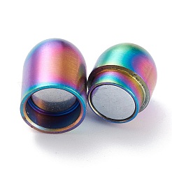 Fermoirs magnétiques en acier inoxydable 304 à placage ionique (IP) avec emembouts collées&nbsp;X-STAS-G239-13C
