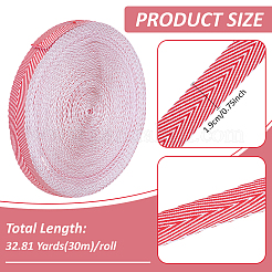 30м полиэстеровая лента с рисунком «елочка» OCOR-BC0007-80C