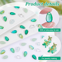 90шт 6 цвета прозрачные чешские стеклянные бусины GLAA-GA0001-81