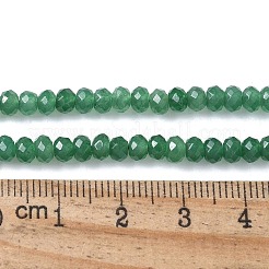Gefärbte natürliche Malaysia Jade Rondelle Perlen&nbsp;G-E316-2x4mm-59