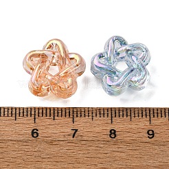 Уф покрытие прозрачные хрустящие акриловые бусины OACR-G052-10B