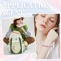 Силиконовые бусины с алфавитом для изготовления браслетов или ожерелий SIL-SP0001-07