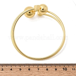 Messing Stulpearmbänder für Frauen&nbsp;BJEW-D455-02G