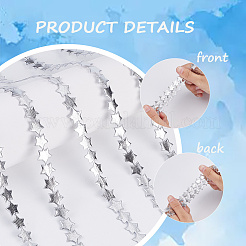 2 рулон тканевых кружевных лент в форме звезд&nbsp;STIC-GF0001-37A