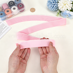 Banda de tejido elástico acanalado de poliéster&nbsp;DIY-WH0671-532C