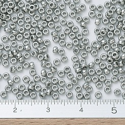 MIYUKIラウンドロカイユビーズ  日本製シードビーズ  11/0  （rr194)パラジウムメッキ  2x1.3mm  穴：0.8mm  約1100PCS /ボトル  10 G /ボトル&nbsp;SEED-JP0008-RR0194