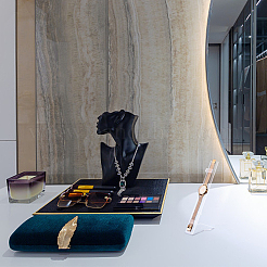 Акриловые одинарные часы с наклоном назад&nbsp;ODIS-WH0017-075B