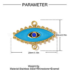 Соединители для стразов из нержавеющей стали 304&nbsp;STAS-OY010-06G