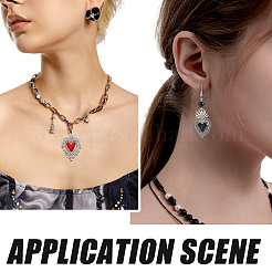 24шт 6 стиля подвески из сплава с эмалью&nbsp;ENAM-SC0005-05