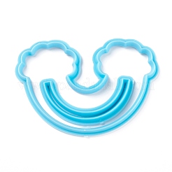 9шт пластиковый набор для резки помады с радугой и облаком DIY-K032-19