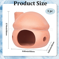 Adornos de cerámica para casa de escondite de camarones y peces&nbsp;AJEW-GF0014-49