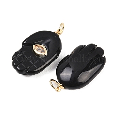 Природные подвески обсидиана&nbsp;G-Z134-05B