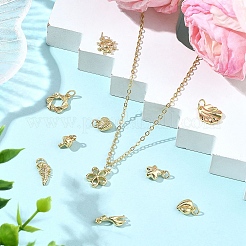 10шт 10 стиля латунные подвески&nbsp;KK-YW0004-40