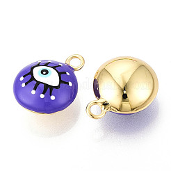 Латунь эмаль подвески&nbsp;KK-P222-07G