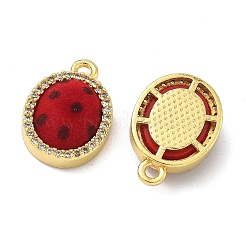 Pendentifs avec zircon cubiques à micro-pavés en laiton&nbsp;KK-C158-03E-G
