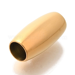 304 Edelstahl-Europäische Perlen&nbsp;STAS-G350-01F-G