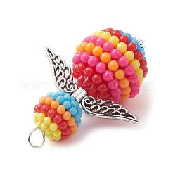 Подвески из абс-пластика в радужном стиле PALLOY-JF02739