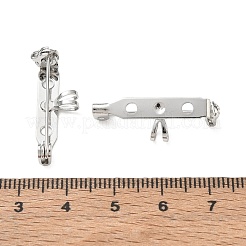 Spilli in ottone con anello per la creazione di spille&nbsp;KK-NH0001-22P