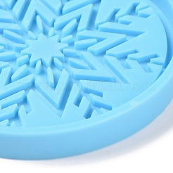 Pallina di natale con ciondolo fiocco di neve stampi in silicone&nbsp;DIY-K051-20