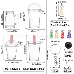 Большой брелок для ключей с подвеской в виде чашки своими руками DIY-SC0017-44