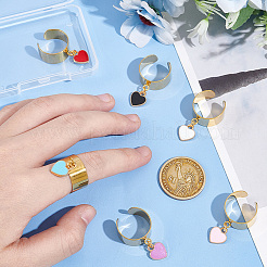 Кольца-манжеты из нержавеющей стали 304 RJEW-UN00018