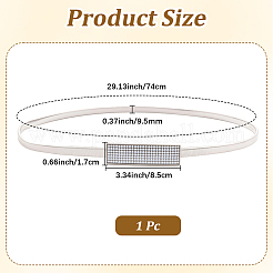Железные и смоляные стразы поясные цепи для женщин дамы платье&nbsp;AJEW-WH20072-04S