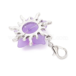 Подвесные украшения из сплава и акрила&nbsp;HJEW-JM04593