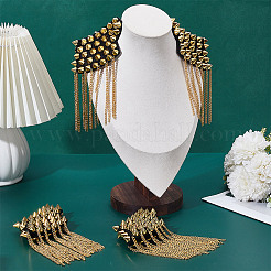 Эполеты с кисточками из фетра и сплава&nbsp;AJEW-WH0248-829