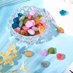 180шт 6 цвета прозрачные акриловые бусины&nbsp;OACR-TA0002-66