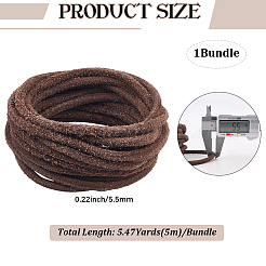 5 m DIY mattiertes Rindslederband&nbsp;OCOR-GF0004-97D-02