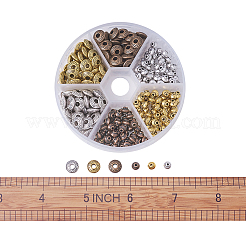 Тибетском стиле сплав Шарики прокладки&nbsp;TIBEB-TA0001-04