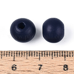 Расписные бусы из натурального дерева&nbsp;WOOD-S049-05B