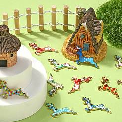 45шт 9 цвета сплава эмалевые подвески&nbsp;ENAM-CJ0002-42