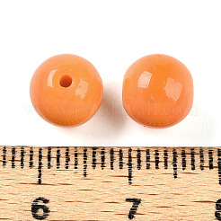 Непрозрачные однотонные стеклянные бусины&nbsp;X1-GLAA-N007-8mm-A02