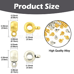 100 шт. 2-х цветные тибетские трубчатые дужки&nbsp;TIBE-YW0001-90