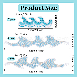 Вышивка на ткани из полиэстера пришить аппликации PATC-NB0001-31