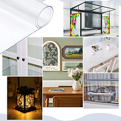 Transparente PVC-Weichglasplatten&nbsp;AJEW-WH0796-71