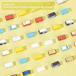 600 шт. 12-х цветные непрозрачные стеклянные бусины SEED-NB0001-67