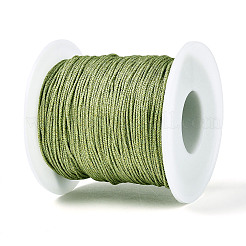 Cordon tressé rond en polyester teint en segment de 100 m&nbsp;OCOR-N009-03B-06