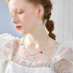 50 шт. подвески из прозрачного стекла&nbsp;PALLOY-TA00306