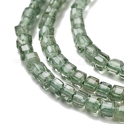 Fili di perline di apatite verde naturale&nbsp;G-H042-B12-01C