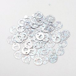 Украшение аксессуаров пластиковая пайетка / блестки подвески PVC-E001-11-LS01