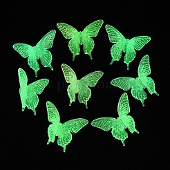 Светящиеся прозрачные акриловые бусины&nbsp;MACR-L015-12