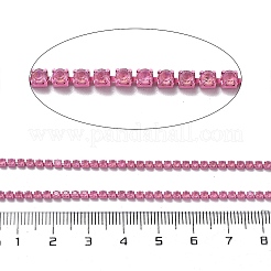 Glasbecherkette aus Eisen mit Strassen&nbsp;CH-U001-01E