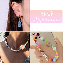 Уф-покрытие прозрачные акриловые бусины OACR-CJC0001-27