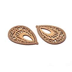 Grands pendentifs en bois&nbsp;WOOD-WH0100-22